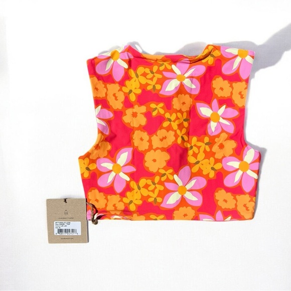 🌻NEW w.tags Stone Fox Swim Lei Lei Mase Rashguard Top Size Small - Picture 5 of 9